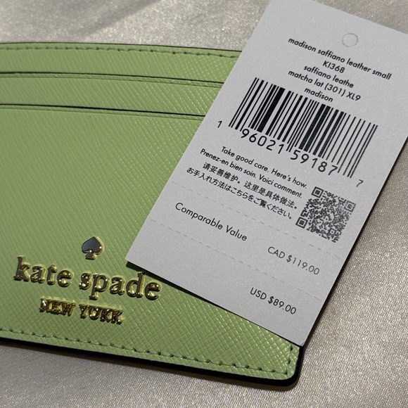 Kate Spade Madison Saffiano Leather Card Holder NWT - Picture 5 of 5
